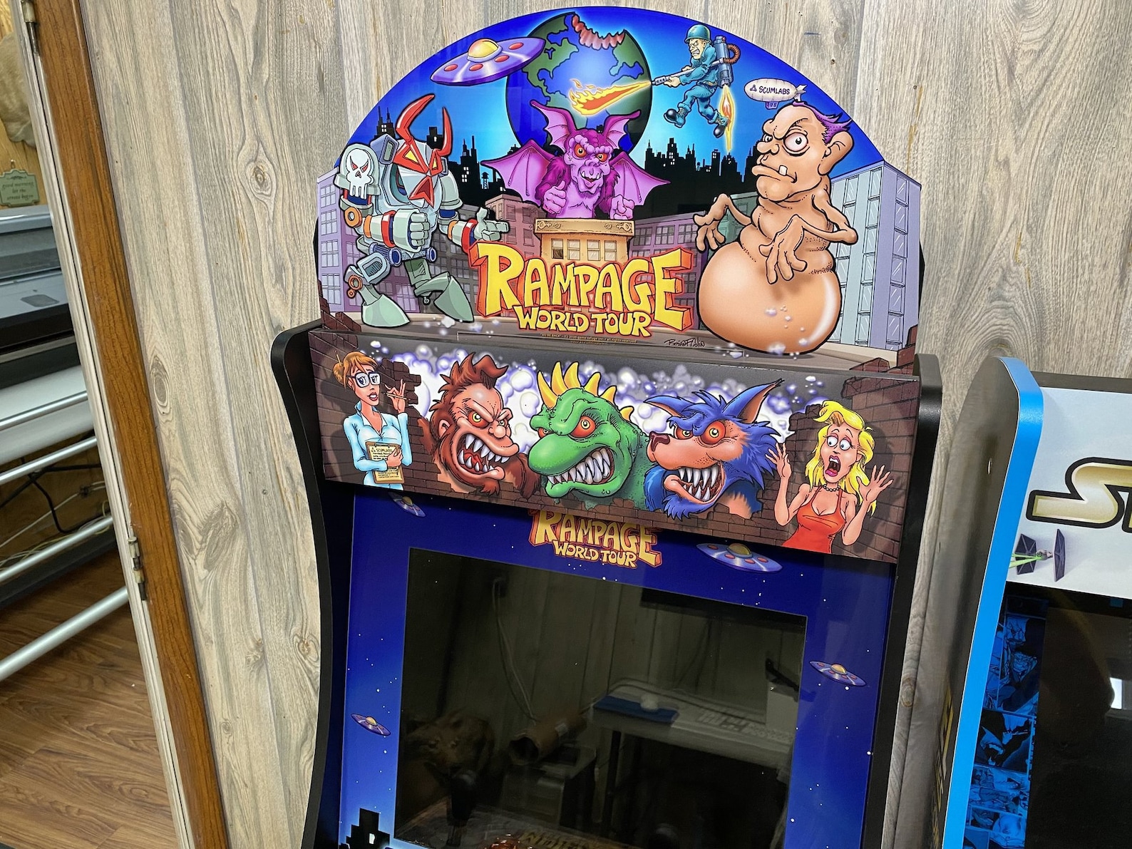Arcade 1up Rampage World Tour Topper - Etsy