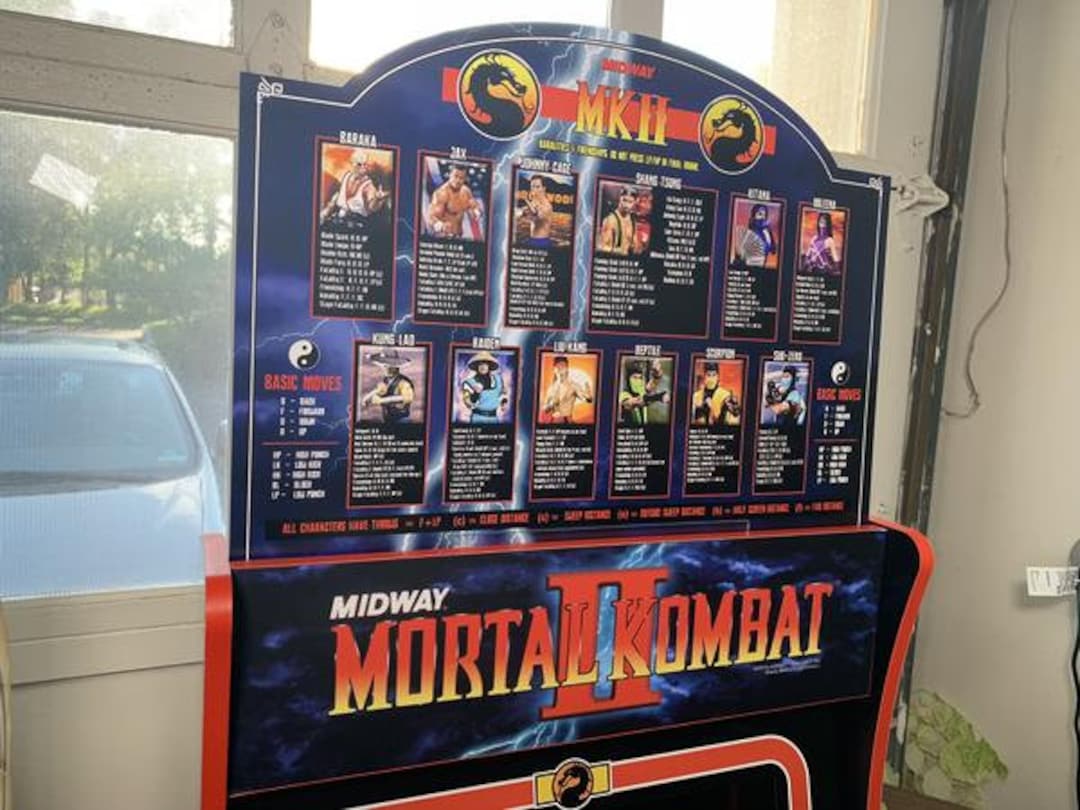 Mortal Kombat 2 Bezel Moves List 