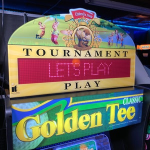 Arcade 1Up Golden Tee topper