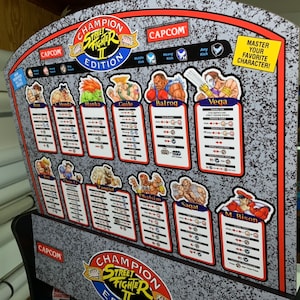 Arcade 1up Street Fighter Championship Edition Topper