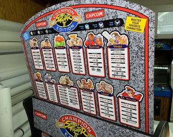 Arcade 1up Street Fighter Championship Edition Topper
