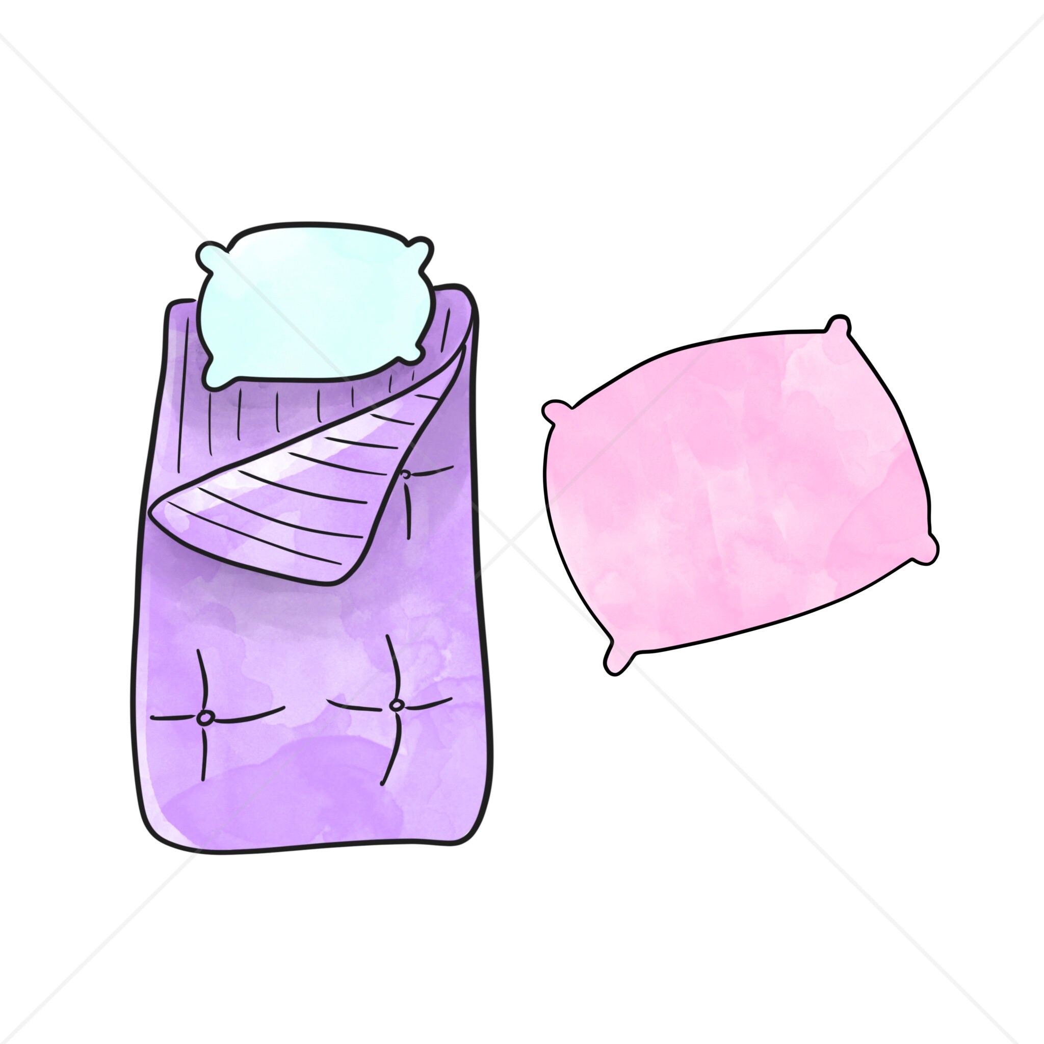Slumber Party Clipart, Sleepover Clipart, Unicorn Clipart, Sleeping Bag  Clipart - Etsy Canada