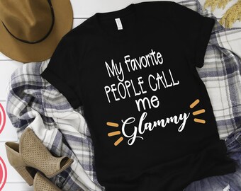 My Favorite People Call Me Glammy - New grandma SVG Instant Download File Only Svg, Dxf, Png,  Glammy Shirt, Glammy SVG