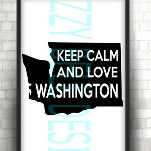 Houden van rust en liefde WASHINGTON State bestand PNW, Digital Instant Download, svg, dxf, png bestanden knippen, WA, PacNW, Northwest, linksboven, Seattle