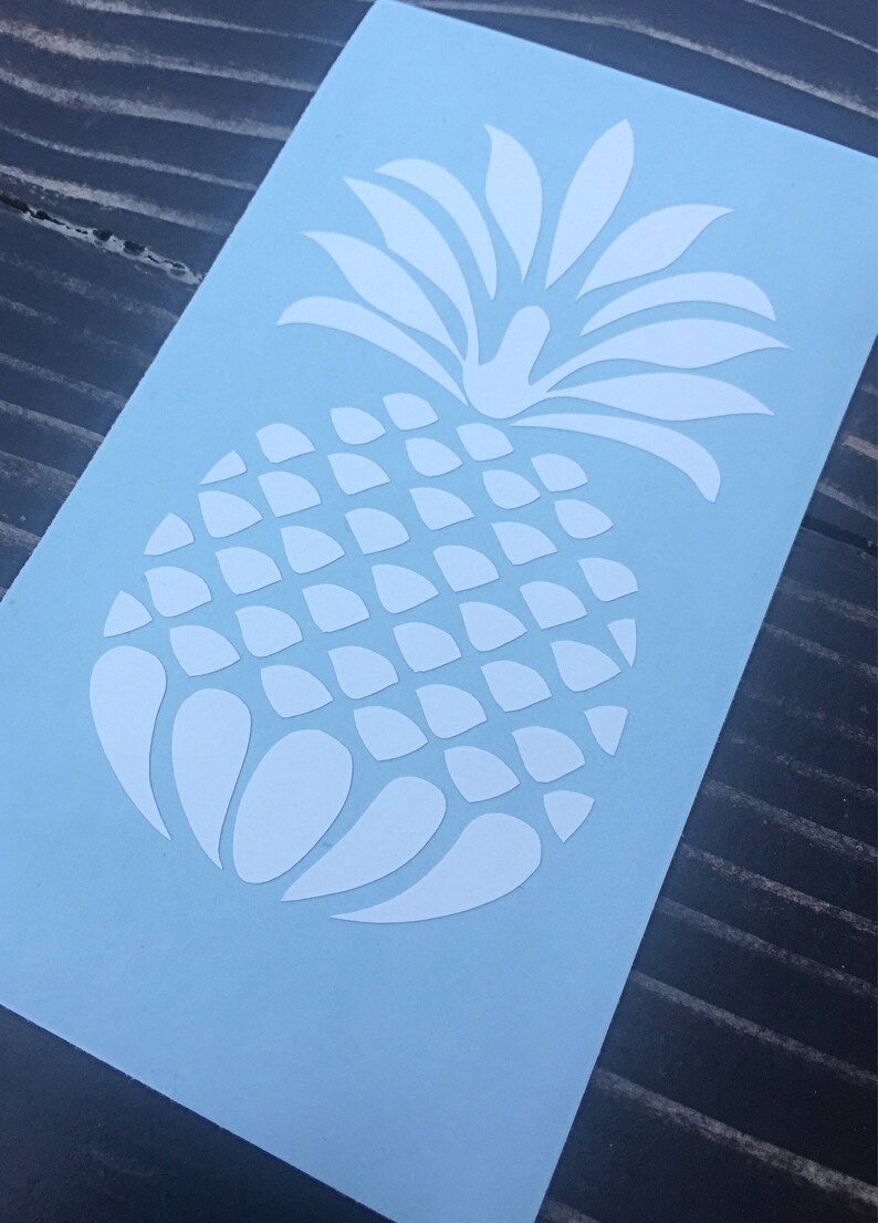 Pineapple Decal car decal bumper sticker window cling Etsy