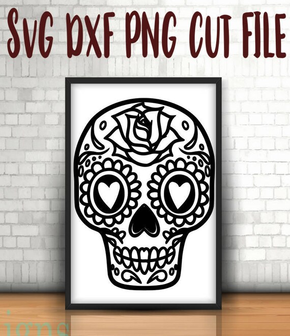 Download Free Dia De Muertos Sugar Skull Svg Cut File Digital Instant Etsy SVG Cut Files
