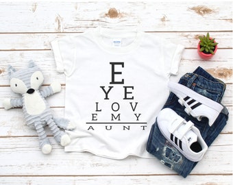 Eye Love My *INSERT Family Member* Optometrist gifts, eye chart, optometrist jokes bodysuit, I love my uncle, I love aunt, optometry shirts