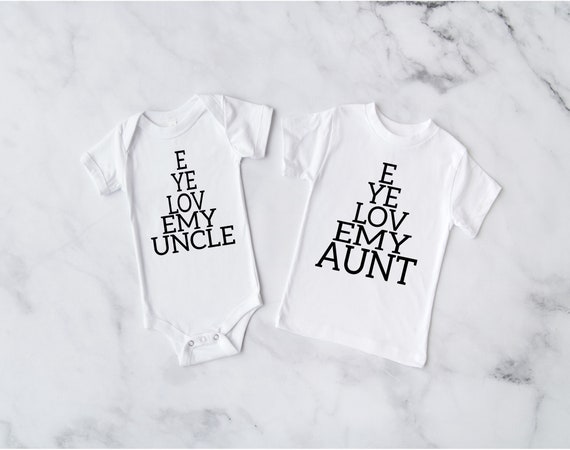 Unisex Baby I Get My Good Looks From My Aunt /& Uncle T-Shirt Romper So Relative