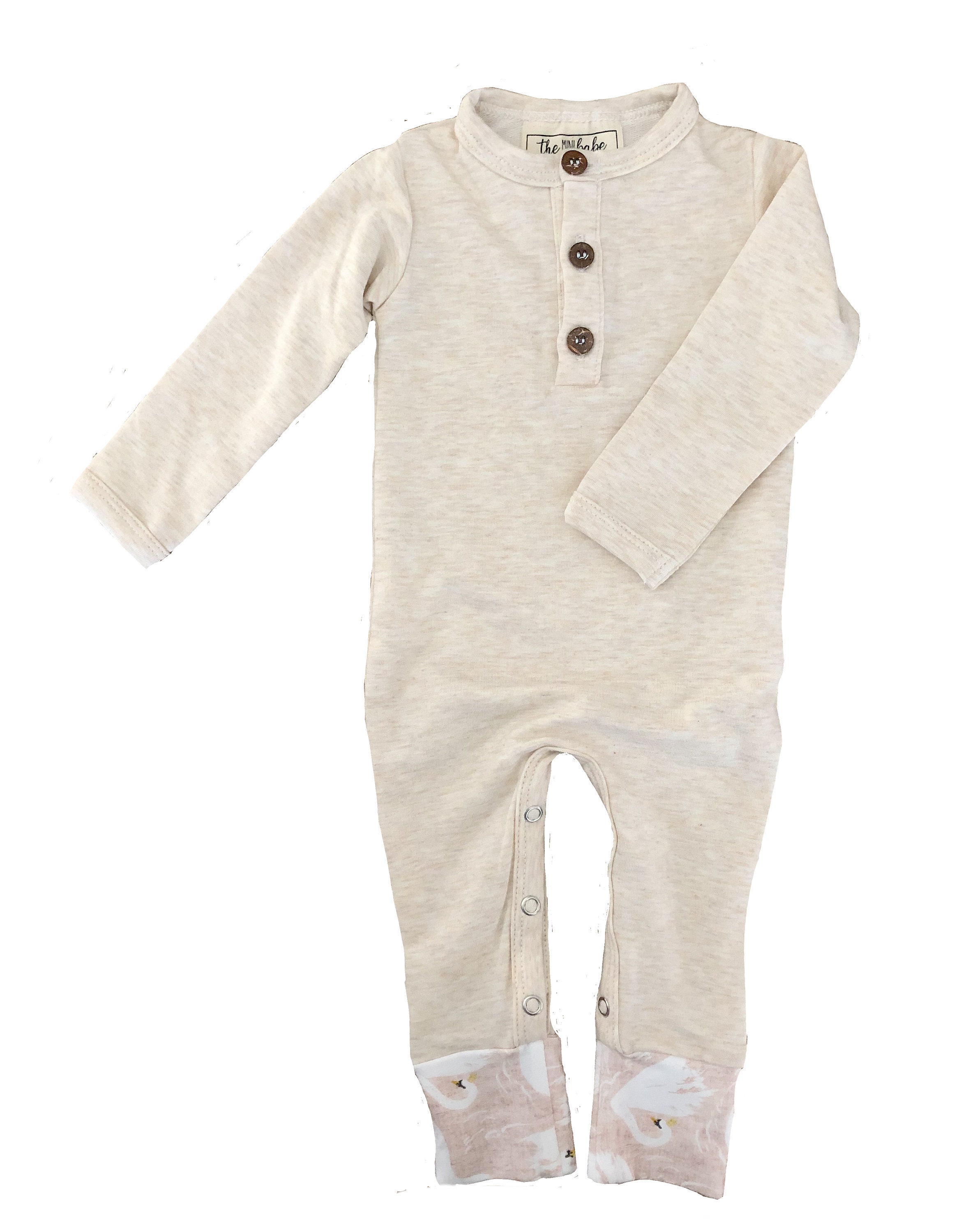 Bamboo Infant Romper Newborn Coming Home Outfit Convertible Etsy