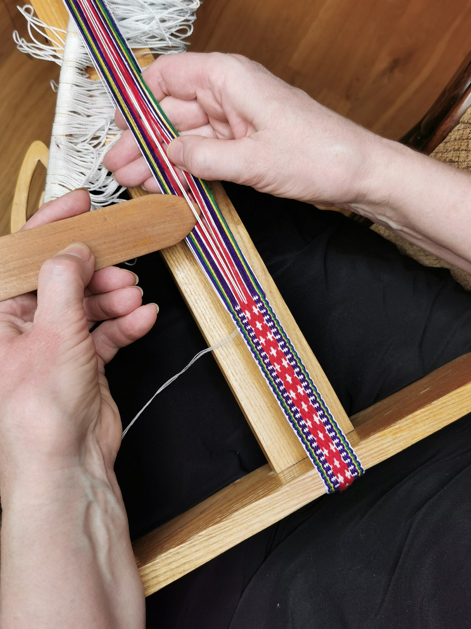 Handwoven Cotton Key Fob Cotton Wristlet Handmade Woven Key Etsy