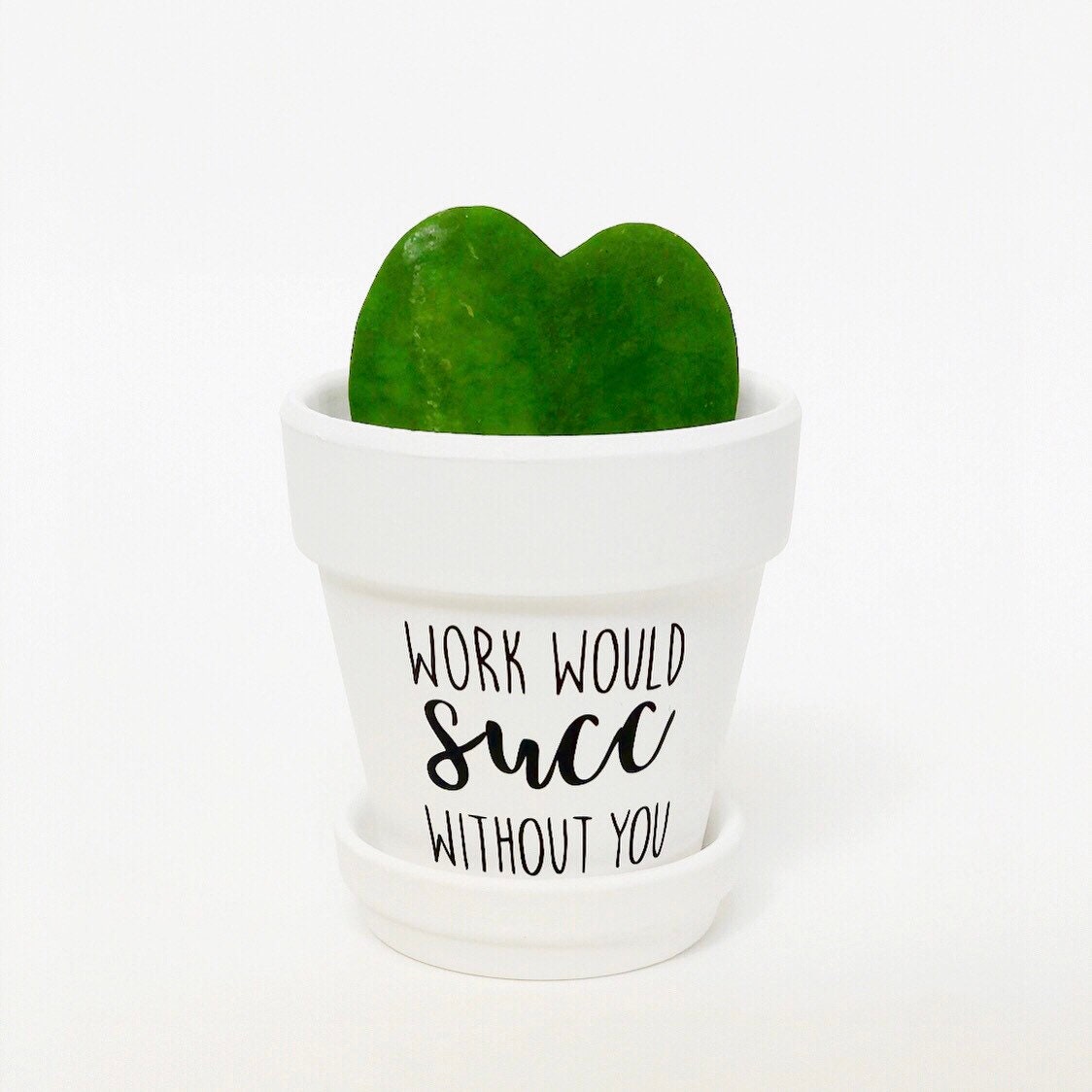 Work would SUCC without you, Coworker Gift, Succulent Holder, Gift fo…