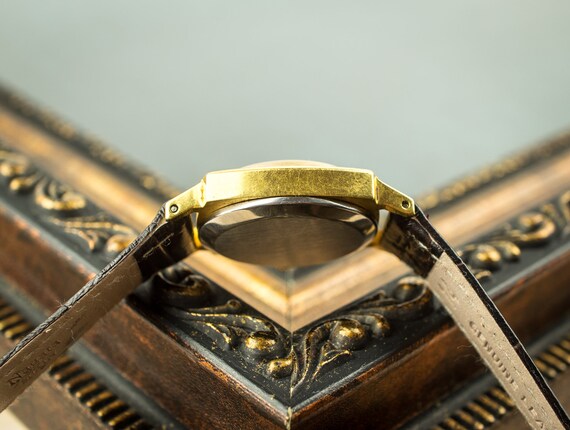 Gilded vintage watch, Soviet watch, Women's watch… - image 4