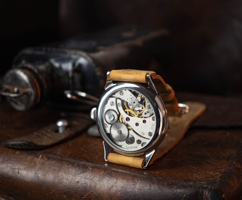 Marriage watch, vintage watch, Aztec calendar watch, watch Men's, watch with a coin, antique coin watch zdjęcie 7
