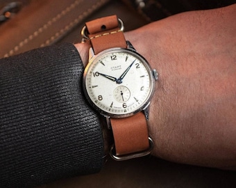 Reloj ultra raro ''Start' década de 1950, fabricado en URSS 2 MChZ KIROVA, Reloj militar masculino URSS