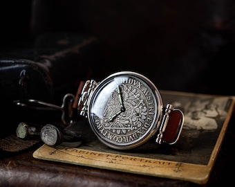 Mens watch,Austrian coin. handmade watch, exclusive watch, vintage watch, watch coin, watch him, mechanical watch