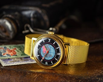 Vintage watch, ''Satellite'' VOSTOK watch, satellite watch, soviet watch vintage, space watch