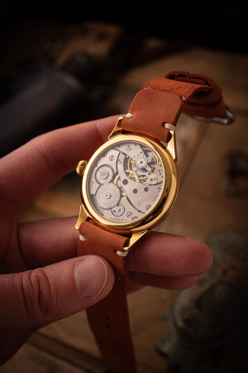 Vintage Watch, Aztec Calendar Watch, Gold Watch, Watches for Men ...