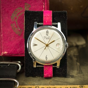 Vintage watch, Poljot watch, classic watch, old watch, black watch, rare watch, ussr watch, men watch, collectable watch