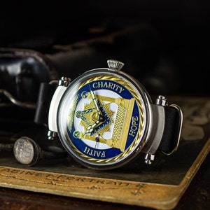 Masonic watch, exclusive watch, handmade watch, watches,very rare watch, vintage watch, watch coin, watch Men&#39;s, watch for masons