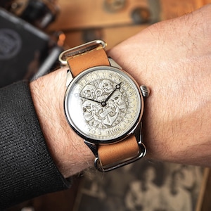 Exclusive version Marriage. limited edition, Skeleton, skull, watch Men&#39;s, watch Working
