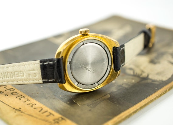 Gilded vintage watch, Soviet watch, Women's watch… - image 4