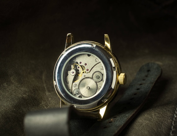 RARE Masonic watch Vintage Soviet men's watch cal… - image 8