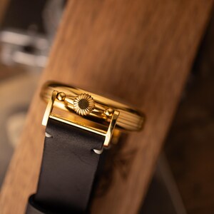 Personalized Mechanical Skeleton Watch – Handmade Dial with Cold Enamel, Crafted for Patriots Who Value Precision image 11
