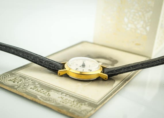 Gilded vintage watch, Vintage watch. Soviet watch… - image 4