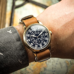 Vintage watch, rare mens watch, military watches, mecnical watch, Aviator watch, ussr watch, mens watch vintage