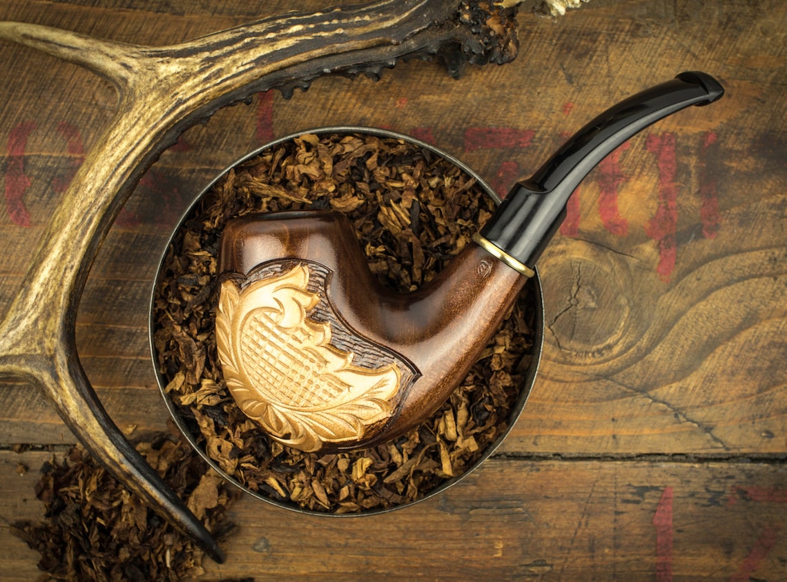 Smoking Pipe'. Wood carved smoking pipe. Tobacco Pipes. | Etsy