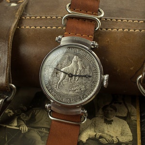 Exclusive watch, handmade watch, limited watch, vintage watch, watch Men&#39;s, rare watch, watch coin