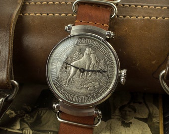 Exclusive watch, handmade watch, limited watch, vintage watch, watch Men's, rare watch, watch coin