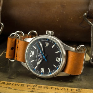 Aviator watch, vintage watch, rare mens watch, mecnical watch,air force watch, vintage wristwatch, ussr watch, military watches