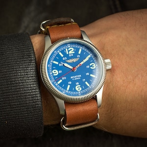 Vintage watch, rare mens watch, aviator watch, vintage wristwatch, watches for men, ussr watch, mens watch vintage