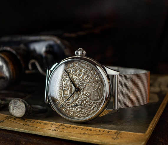 Vintage horloge mechanische horloges tyrannosaurus horloge