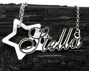 Custom sterling silver necklace