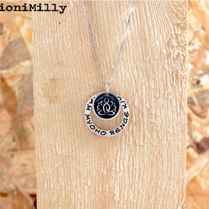 Soga Gakkai sterling silver pendant
