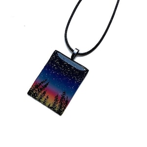 Polymer Clay Charms - Polymer Clay Miniatures - Scenic Charms - Charm Necklace - Charm Pins - Epoxy Resin Necklace Pin Charms