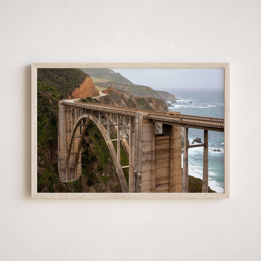 Big Sur California Wall Art, Bixby Bridge Poster, Gallery-quality Big ...