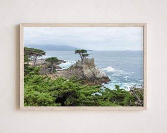 Lone Cypress Tree Photography, Gallery-Quality Tree Print, Pebble Beach Photography, Unframed Wall Art, Made To Order