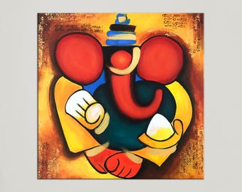 ganesha painting etsy