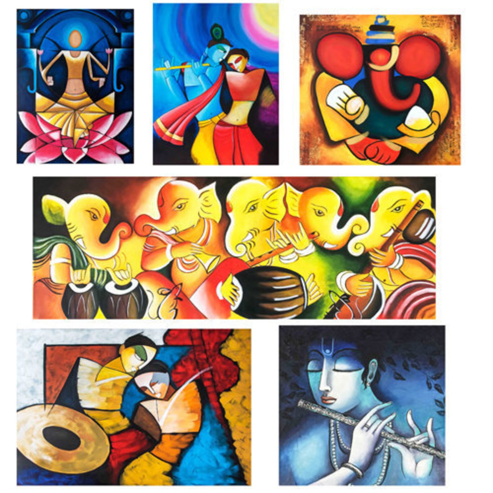 Buy Indian Painting India Wall Art Indian Decor Painting on Online in