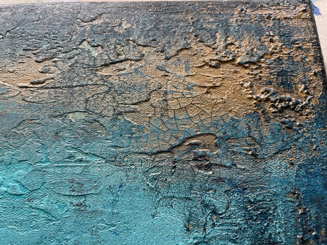 Modern Industrial Wall Art Original Abstract Painting on Etsy