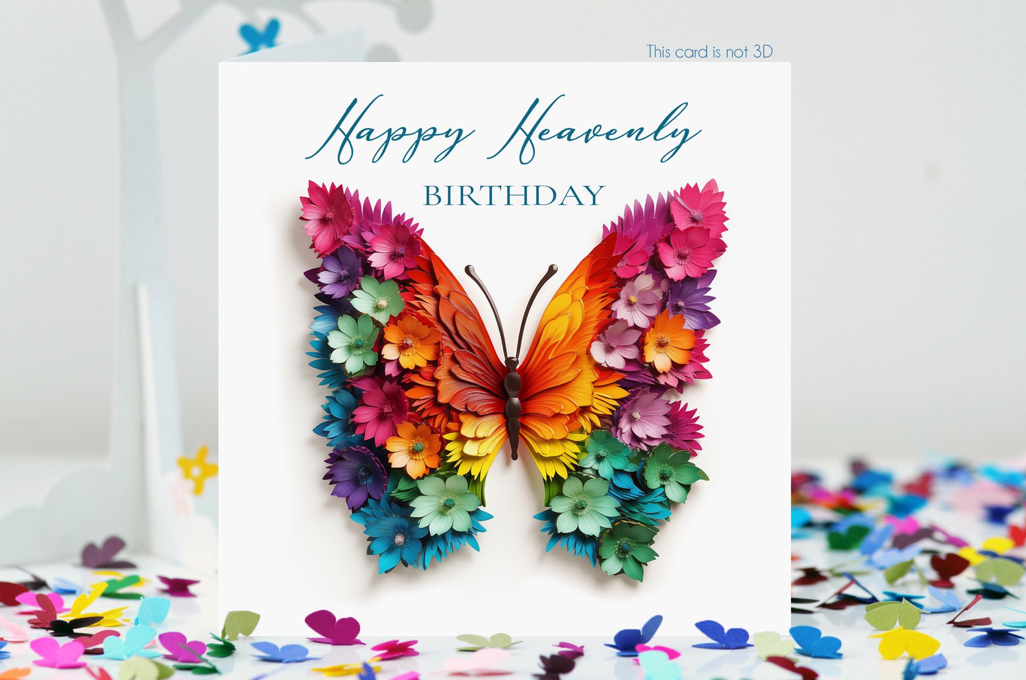 Biglietto Auguri Quilling Fatto A Mano Farfalla Colorata - Origamo - Foto 4