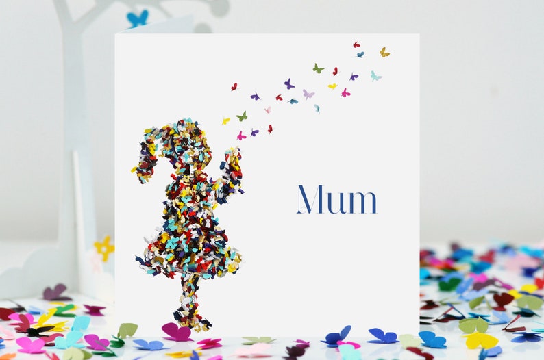 Butterfly Nana Card Nana Birthday Card Nana Love Card Etsy