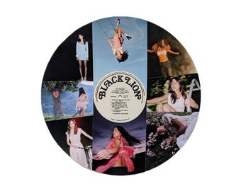 Olivia Vinyl Record Photo Collage - Vintage Record - Vinyl Record Wall Art - Photo Collage Wall - Olivia Collage Wall