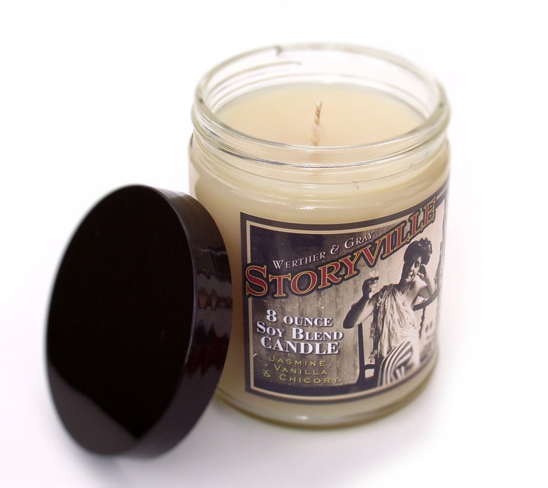 STORYVILLE Scented Candle New Orleans History Jasmine Etsy
