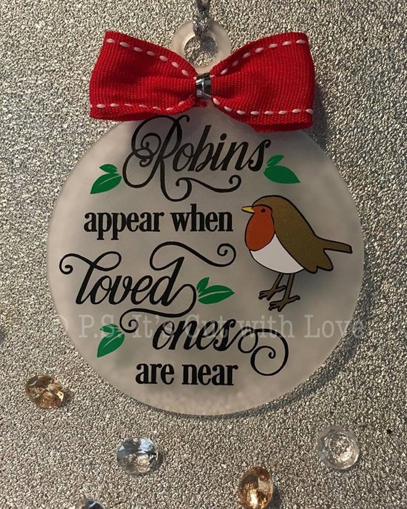Digital Svg Robins Appear When Loved Ones Are Near Not Etsy