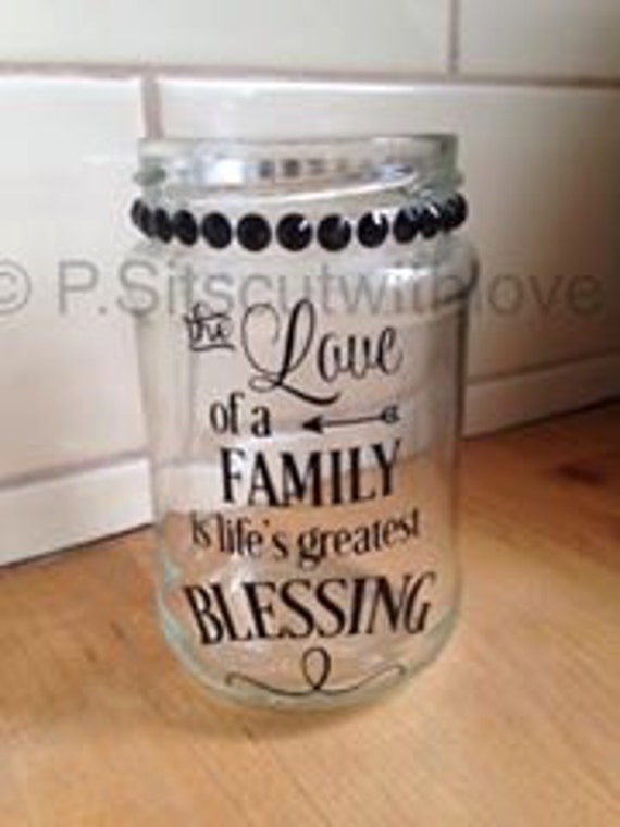 The Love Of A Family Is Lifes Greatest Blessing Svg Quote File Etsy