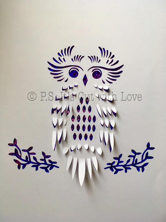 Download Pop Up Owl Svg 3d Etsy